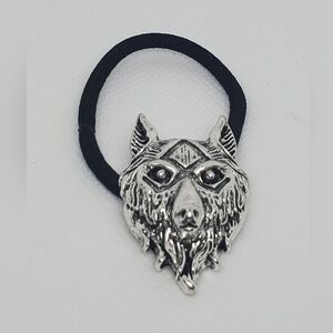 1pcs Viking Metal Wolf Hair Tie
